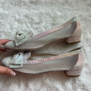 Ron white bowe multi color‎ rainbow colors mesh side flats size 5.5